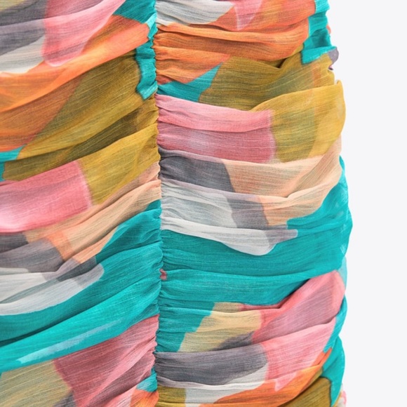 BNWT CHAIN STRAP PRINT DRESS SZ SM - Picture 14 of 16